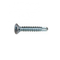 DIN7982 Phillips Flat CSK Head Zinc Plated Window Countersunk SDS Tek Self Tapping/Drilling Hylex Screw