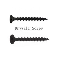 Tianjin manufacturer coarse thread drywall screw cheap drywall screw black phosphate gypsum drywall screw