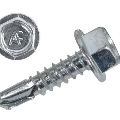 C1022 galvanized hex washer head self tapping screw