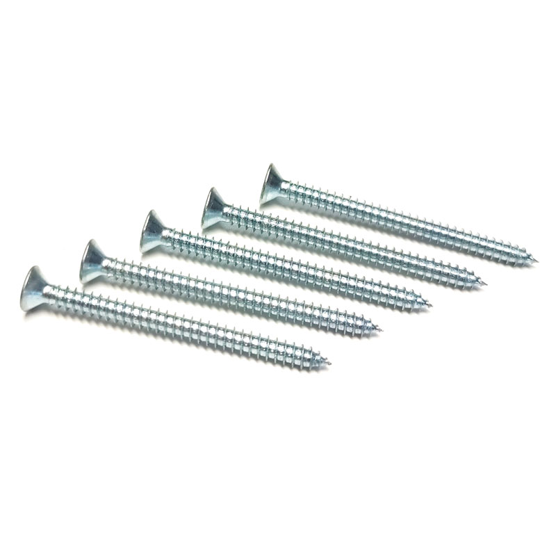 cheap phillips csk head self tapping screw white galvanized