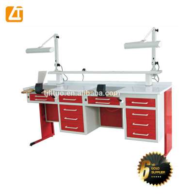 Hot sale! CE approved dental lab equipment, dental lab bench, dental lab workstation for double or 3 person