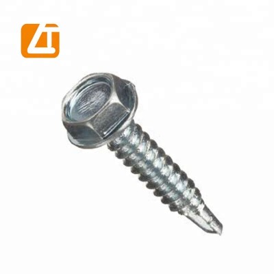 Stainless steel Galvanized Zinc Bonded EPDM washer Drilling Hex Washer Head