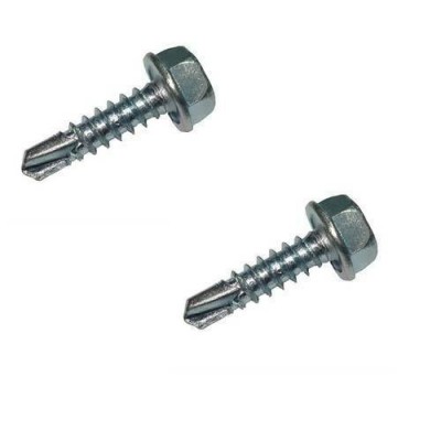 hex flange head roofing screws with rubber washer